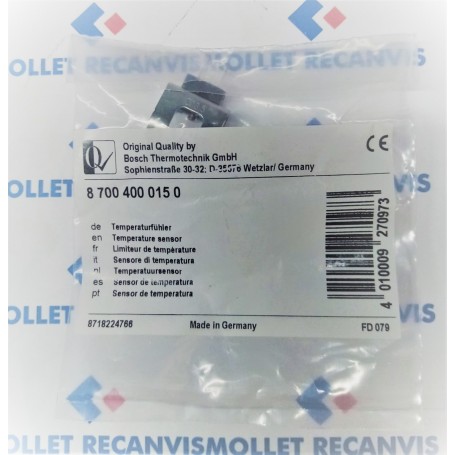 SENSOR DE TEMPERATURA JUNKERS 87004000150
