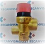 VALVULA SEGURIDAD PARA MANOMETRO 1/2"M 3 BAR