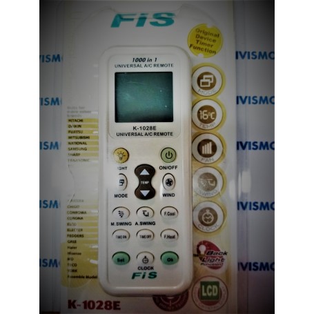 MANDO UNIVERSAL AIRE ACONDICIONADO