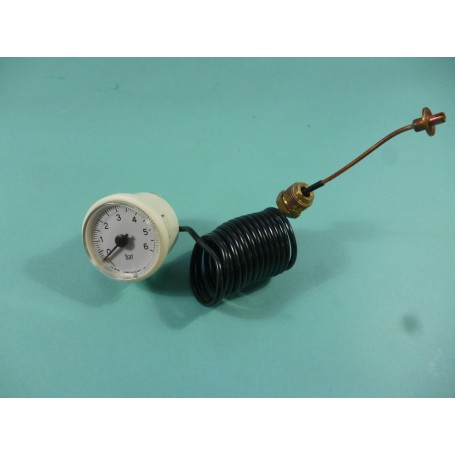 HIDROMETRO BLANCO 37MM CON BULBO Y CAPILAR 1/4"