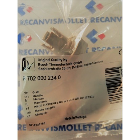 MANDO DEL GRIFO CALENTADOR JUNKERS