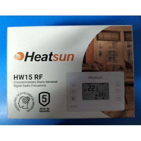 HEATSUN CRONOTERMOSTATO SEMANAL RADIO HW15RF
