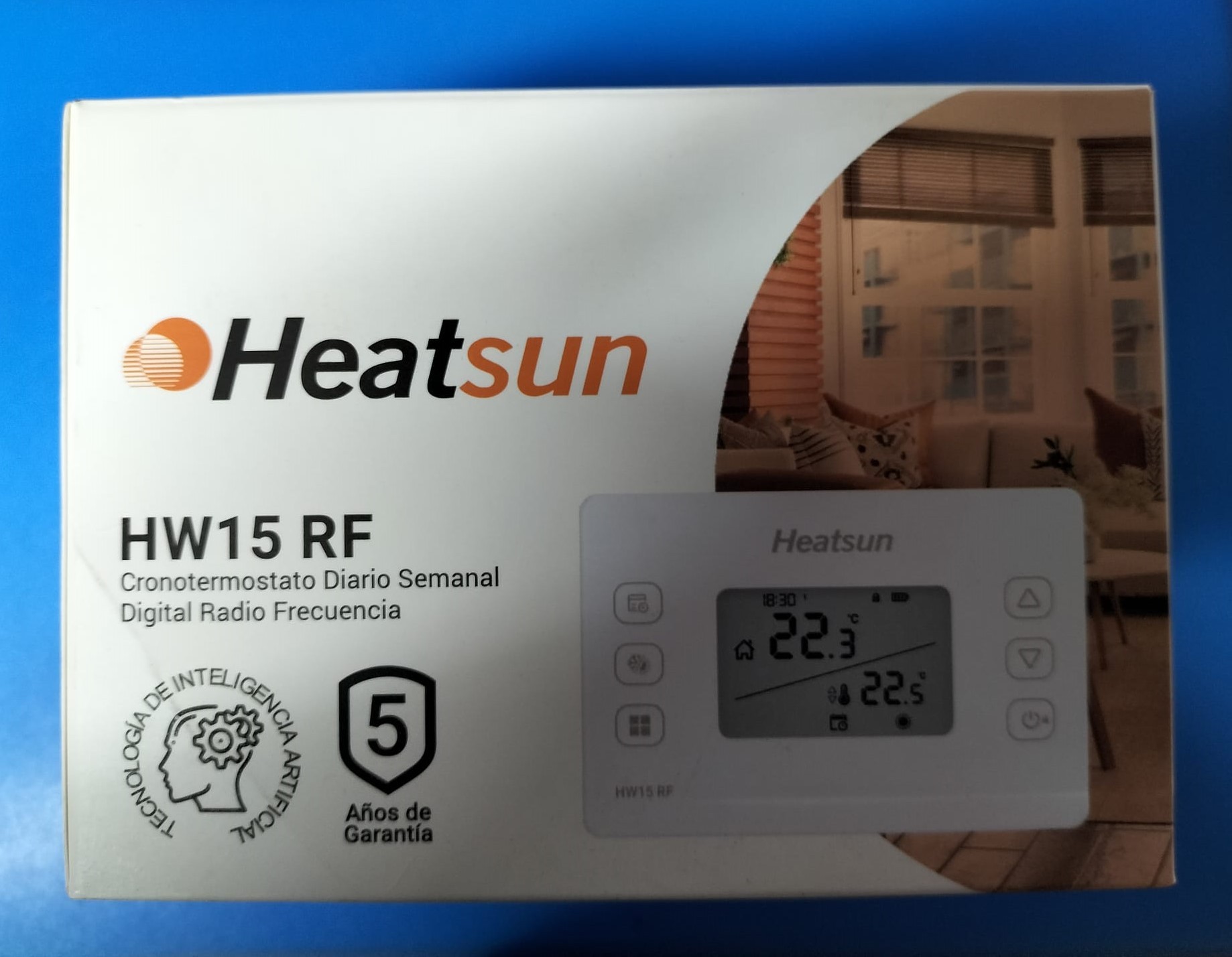 HEATSUN CRONOTERMOSTATO SEMANAL RADIO HW15RF