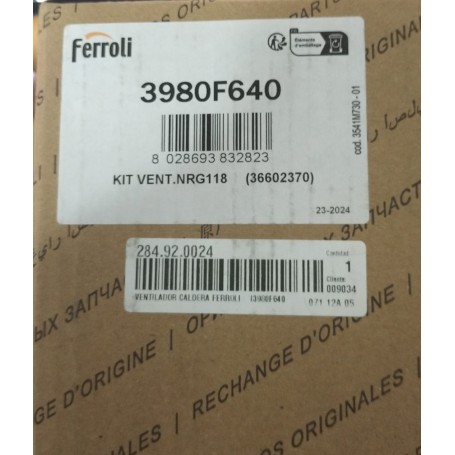 VENTILADOR FERROLI I3980F6