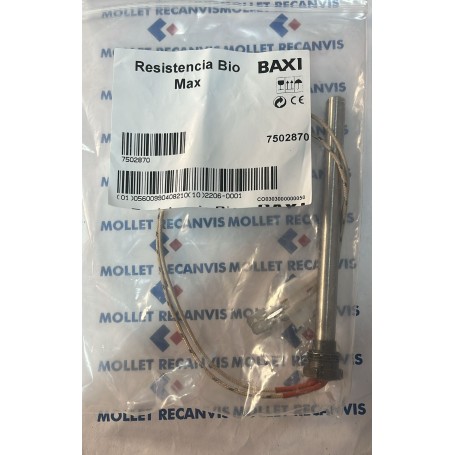 RESISTENCIA BAXI 7502870 BIO MAX