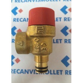 VALVULA SEGURIDAD FERROLI 39804890