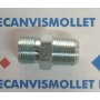 RACOR PARA LATIGUILLO 3/8"M x 3/8"M