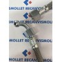Latiguillo curvo 3/8"H x 1/4"H. Para quemadores de Gasoil