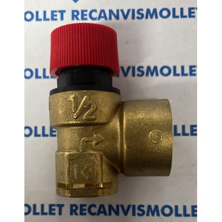 VALVULA DE SEGURIDAD 3/4"H 3 BARES COMPATIBLE VAILANT