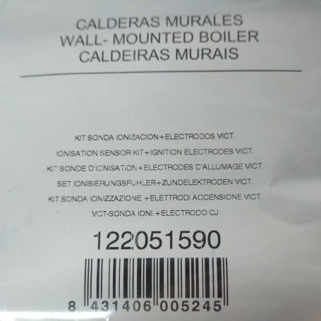 KIT ELECTRODO BAXI VICTORIA 122051590