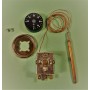 TERMOSTATO/ LIMITADOR REGULABLE COMPLETO 0º A 90º C 1 MT + MANDO + EMBELLECEDOR